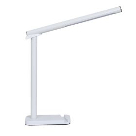 LED Desk Lamp 360 Adjustable, USB Charging Port, 5 Light Modes & Dimmable Brightness, Bedside Lamp For Reading, Craft, Work, Study White