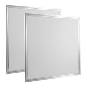 2Packs 48W 2Ã—2FT LED Panel Light 4800LM 7500K Ceiling Lighting 150W Equivalent LED Troffer Recessed Edge-Lit