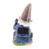 Solar-Powered Gardening Gnome Statue For Outdoor Garden Decor