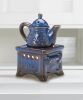 Blue Teapot Stove Oil Warmer - Best Home Fragrance Decor For Aromatherapy