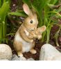 Cute Mom And Baby Rabbit Figurine - Perfect Gift For Nursery Decor