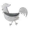 Rustic Rooster Galvanized Wall Planter - Perfect For Indoor Or Outdoor Gardens
