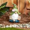 Meditating Gnome Solar Statue - Best Garden Decor For Zen Meditation