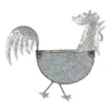 Rustic Rooster Galvanized Wall Planter - Perfect For Indoor Or Outdoor Gardens