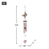 Butterfly And Heart Wind Chime - Beautiful Outdoor Decor For Garden And Patio