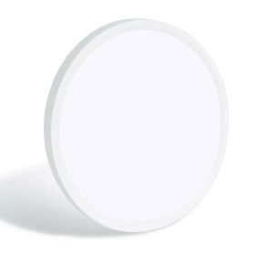 11.8 Inch White Ultra-thin Ceiling Light 6500K LED Flush Mount Ceiling Lamp For Bedroom, Bathroom, Hallway