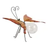 Solar Butterfly Glow Bug Figurine - Best Outdoor Garden Decor For Nighttime Glow