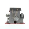 Rustic Biker Bar Birdhouse - Handcrafted Outdoor Garden Decor For Birds