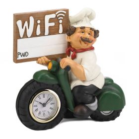 Smart Chef Sign And Clock With Wifi Connectivity - Perfect For Kitchen Organization And Time Management