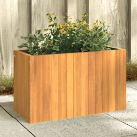 Garden Planter 23.2"x10.8"x13.8" Solid Wood Acacia