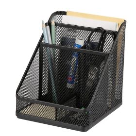 Black Mesh Medium Desktop Organizer