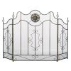 Victorian Black Fireplace Screen