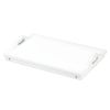 Versatile White Folding Tray - Perfect For Serving And Storage